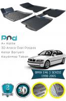 BMW E 46 3 SERİSİ 1998--2005 3D HAVUZLU PASPAS