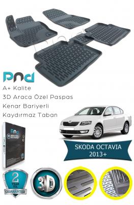 SKODA OCTAVIA 2013--3D HAVUZLU PASPAS 
